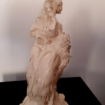 Mating, 2018:
The work is inspired by Tyto alba (barn owl). The relationship between the two figures suggests intimacy, tension, and a quiet, almost ritualistic connection.