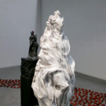 Cocoon, 2018: The work is inspired by Japanese folklore and the poses of ancient Greek caryatids